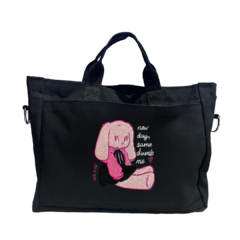 Bunny black messenger bag (hnb x ygl)