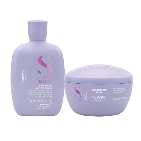 Alfaparf Semi Di Lino Smooth Kit Shampoo E Máscara Home Care