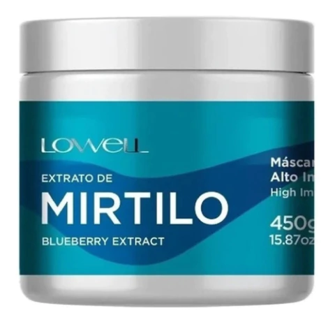 Máscara Alto Impacto Extrato De Mirtilo Lowell 450g