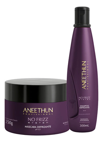 Hidratação E Controle: Kit Shampoo E Máscara No Frizz