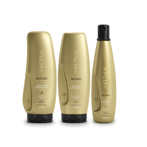 Kit de Manutenção Dia a Dia Blond System Aneethun (3 Produtos)