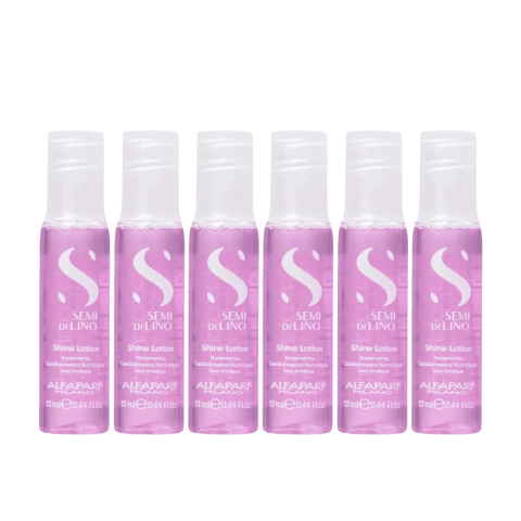 Kit Ampola Rosa Alfaparf Semi Di Lino Sublime Shine Lotion (06x13ml)