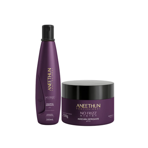 Kit Shampoo E Máscara No Frizz Blindagem E Antiumidade