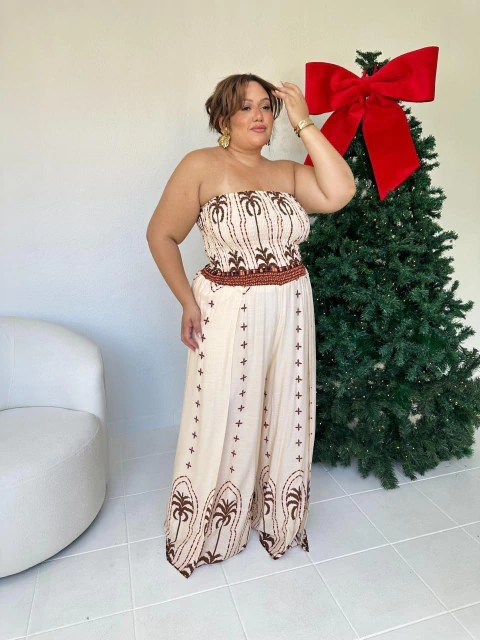 Macacão Deyse Lastex - comprar online