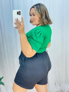Cropped Samara Canelado na internet