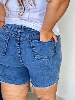 Bermuda Jeans Manchada - loja online
