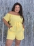 Macaquinho Vitoria Lastex - Cherry Moda Plus Size