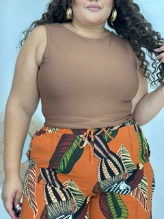 Cropped Mel Liso