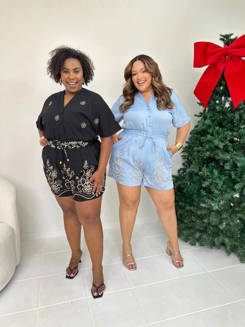 Macaquinho Lorena Bordado - comprar online