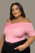 Body Marcia Canelado Manga - Cherry Moda Plus Size