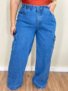 Calça Cargo Jeans - comprar online