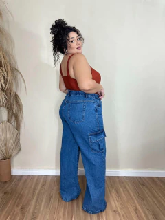 Calça Cargo Jeans - loja online