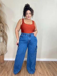 Calça Cargo Jeans na internet