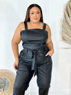 Cropped Kim Couro Fake - comprar online
