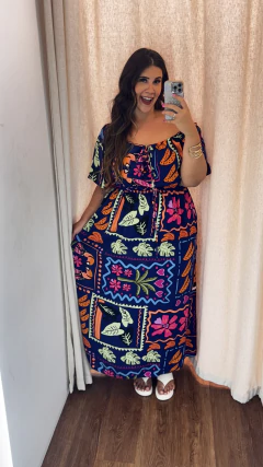Vestido Mariana Manga - Cherry Moda Plus Size