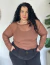 Blusa Jamili Tule Manga Longa - comprar online