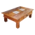 Mesa de Centro Rústica Hoop em Madeira de Demolição - Cód 1571 - comprar online