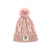 GORRO TRENDY POMPON PIEL 13809B ROSA