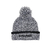 GORRO JASPEADO HEAD CON POMPON NEGRO - comprar online