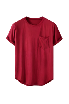 REMERA REGULAR RUEDO REDONDO-H1013 - comprar online