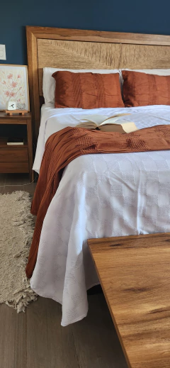 Manta/Cubre Cama Gambito de dama - BLANCO - comprar online