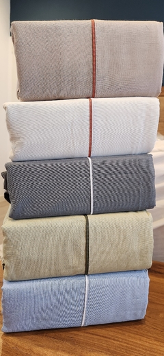 JUEGO DE SABANAS 100% PERCAL 2 1/2 (para colchon de 140/150x28x190 de alto) - comprar online