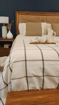 Imagen de PIE DE CAMA ALTERIO BEIGE/ NEGRO