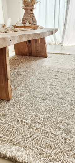 Alfombra Bridgerton JACQUARD 160 de fleco a fleco x60 de ancho