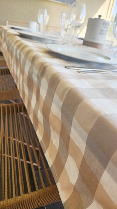 Mantel Tusor Luciano Castro BEIGE - comprar online
