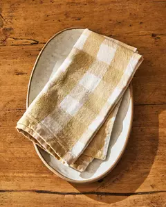 Paño de cocina Luciano Castro beige