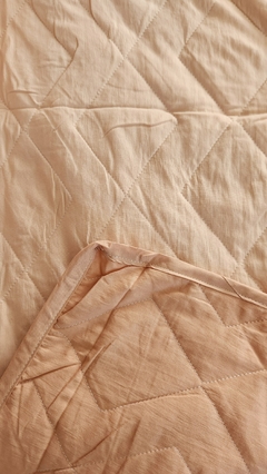 COBERTOR DE VERANO REVERSIBLE KING LINEA HOTEL - ROSA VIEJO + 2 FUNDAS DE REGALO 50X70 - - comprar online