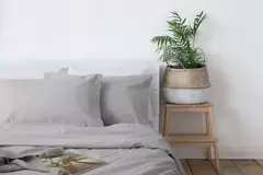 JUEGO DE SÁBANAS 100% ALGODÓN LINEA HOTELERA GRIS 2 1/2 (para colchon de 140/150x30x190 de alto - tienda online