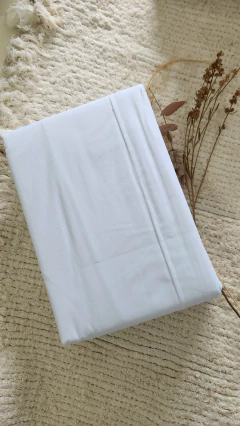 JUEGO DE SÁBANAS 100% ALGODÓN LINEA HOTELERA BLANCO QUEEN - comprar online