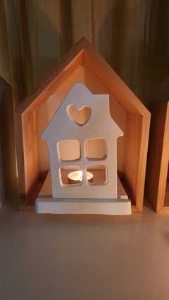 CASITA NORDICA CORAZON CHICA+ BASE - comprar online