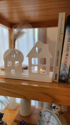 2 CASITAS NORDICAS CORAZON NORDICAS + BASE DOBLE - tienda online