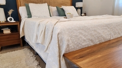 Cubrecama JACQUARD Marroquí NOTHING HILLS KING + 2 fundas de 50x30 de REGALO