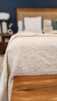 Imagen de Cubrecama Marroquí NOTHING HILLS JACQUARD TWIN + 1 funda 50x70 de REGALO
