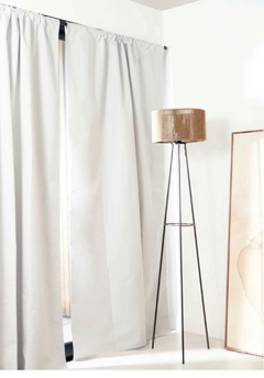 CORTINA BLACKOUT BARRAL OCULTO ( INCLUYE 2 PAÑOS) 140x215 (blanco)