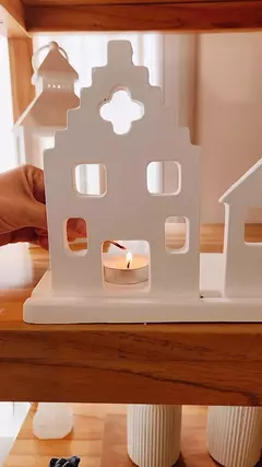 CASITA NORDICA GRANDE + CASITA CHICA + BASE DOBLE - Ay Que Amor