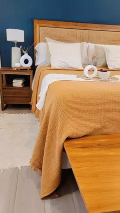 Cubrecama/Manta de Nido Suavizado Canela TWIN - comprar online