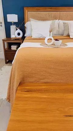 Cubrecama/Manta de Nido Suavizado Canela QUEEN / 2 PLAZAS 1/2 - tienda online