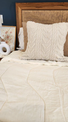 FUNDA DE ALMOHADÓN MILENKA CRUDO