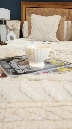 FUNDA DE ALMOHADÓN MILENKA CRUDO - comprar online