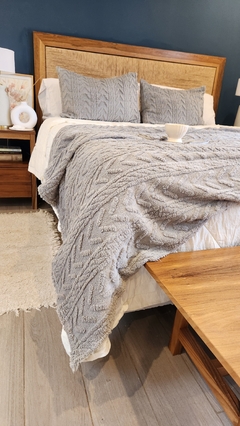 Manta MILENKA GRIS - comprar online