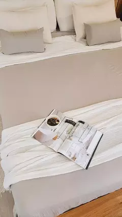 Funda de acolchado KING TUSOR + 2 fundas de 50x30 - Ay Que Amor