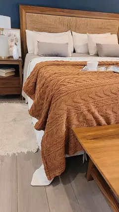 Manta MILENKA CANELA - tienda online
