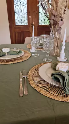PROMO Haceme la mesa! Mantel 2mx1.4 ( color a elección) + 4 servilletas + 4 servilleteros a elección - tienda online