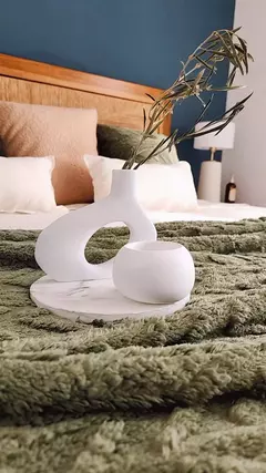 Manta MILENKA VERDE NATURALEZA - Ay Que Amor