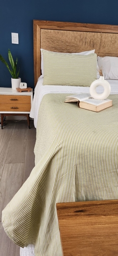 PIE DE CAMA MONICA GELLER - (verde seco) en internet