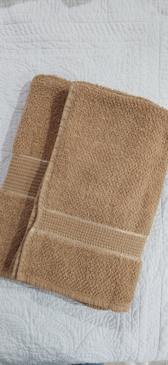SET TOALLA Y TOALLON CON VIVO 100% ALGODON - comprar online
